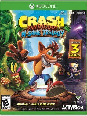 Crash Bandicoot N. Sane Trilogy - Xbox One Adventure Game, Action & Platformer